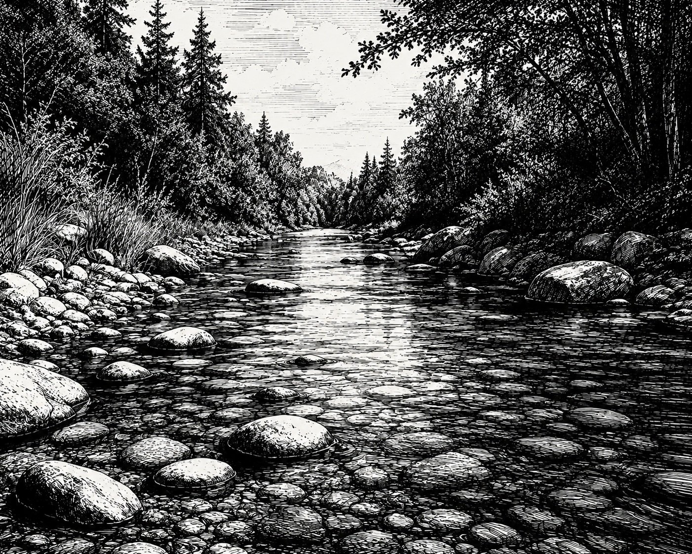 calm river