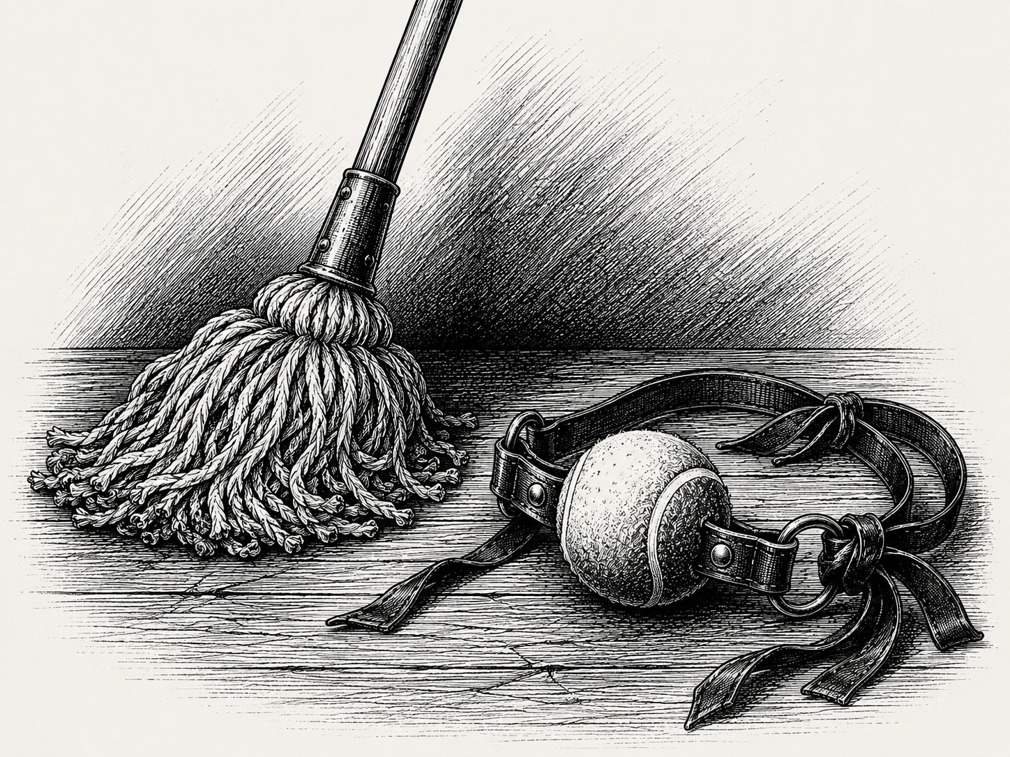 ball and mop