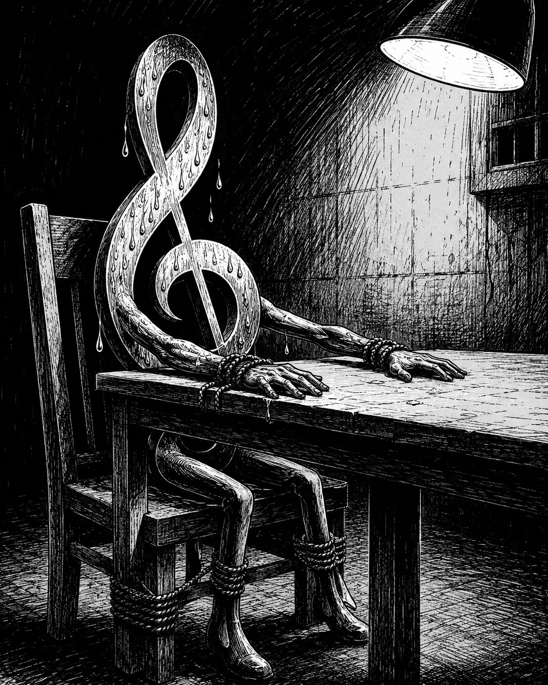 the treble clef tortured