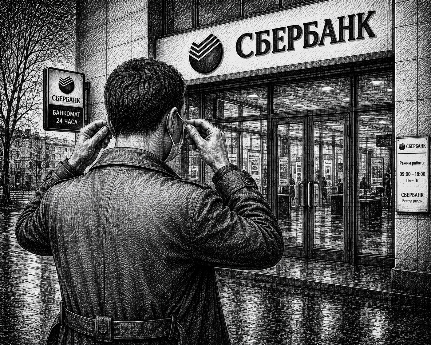 Перед банком